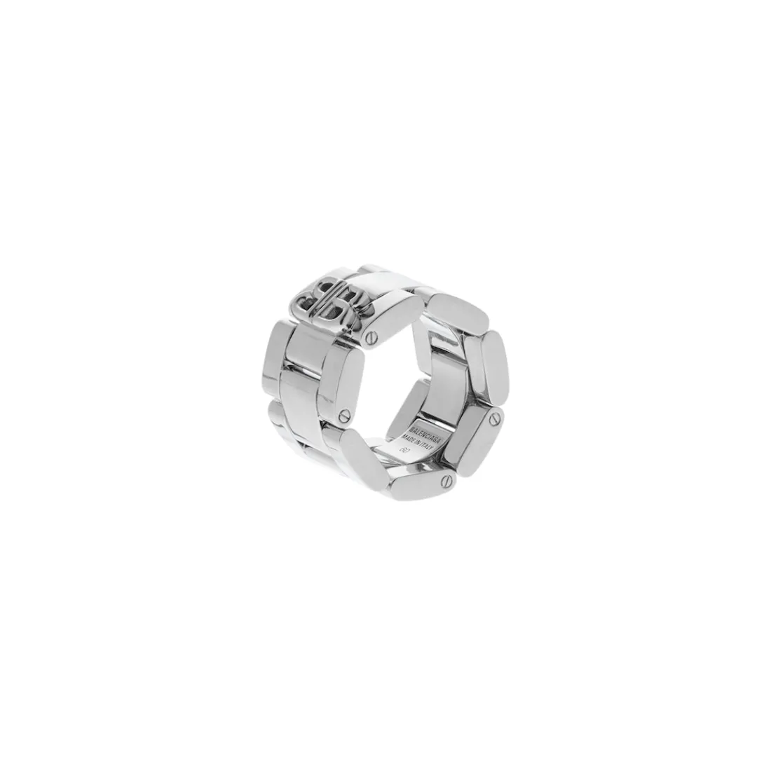 Balenciaga Gioielli-Anello 24/7 da Donna in Argento