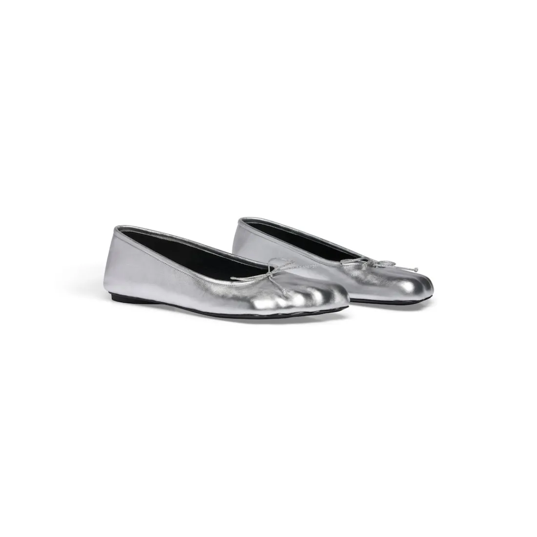 Balenciaga Sandali E Slip-on-Ballerine Anatomic Metallizzate  da Donna in Argento