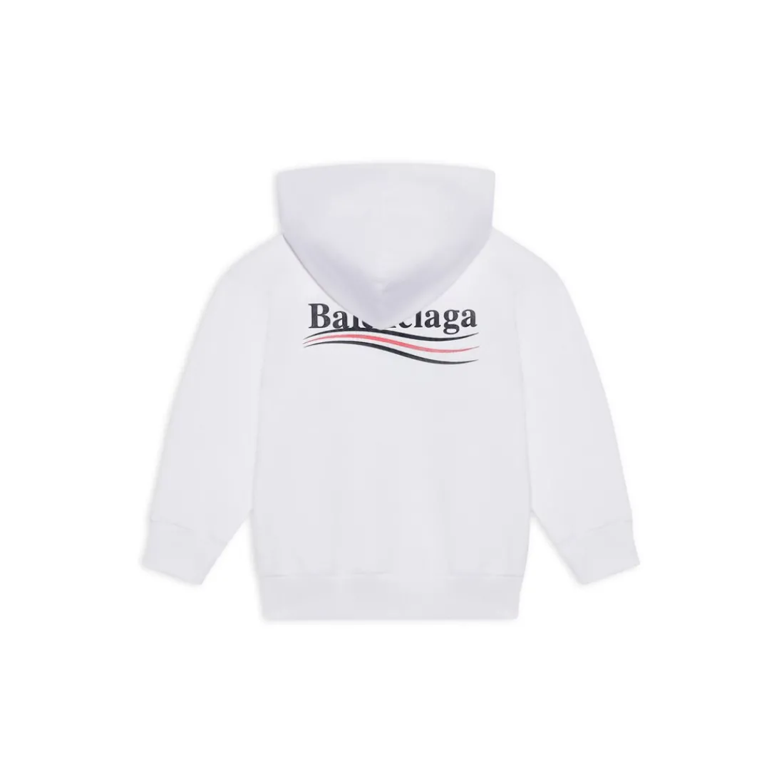 Balenciaga Kids | Kids-Bambini - Felpa Con Cappuccio Political Campaign in Bianco