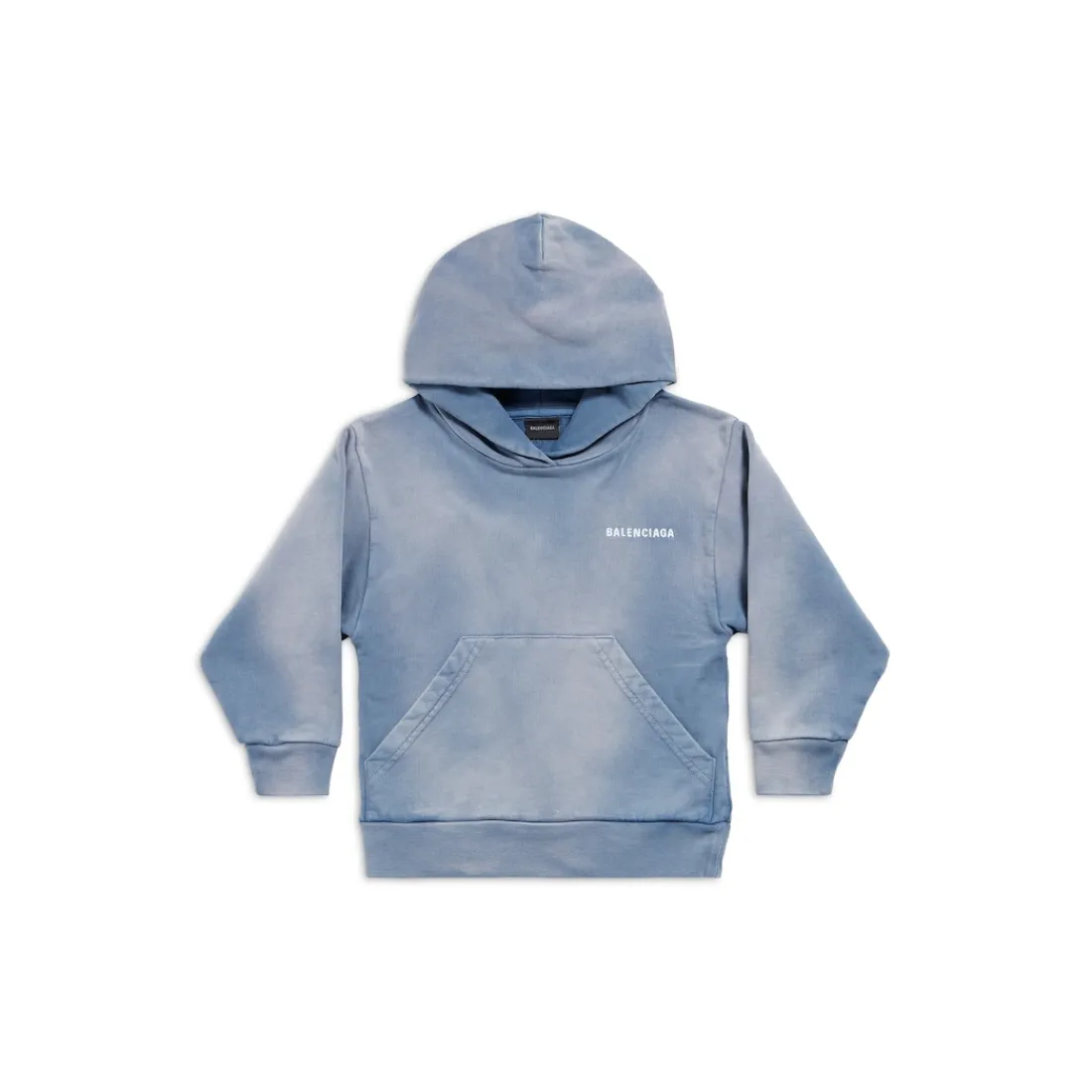 Balenciaga Kids | Kids-Bambini - Hoodie Back in Blu/bianco