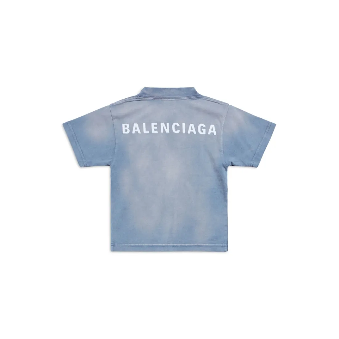 Balenciaga Kids | Kids-Bambini - T-shirt Back in Blu/bianco