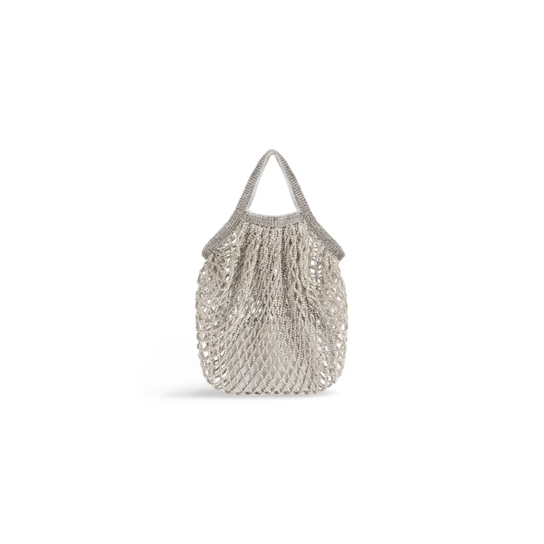 Balenciaga Shopper-Borsa 24/7 Piccola Con Strass da Donna in Argento