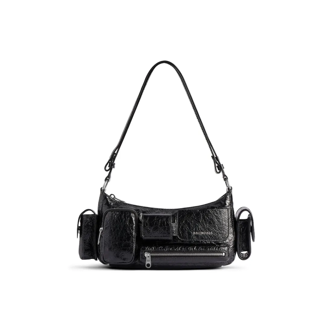 Balenciaga Borse A Spalla-Borsa A Tracolla Superbusy da Donna in Nero