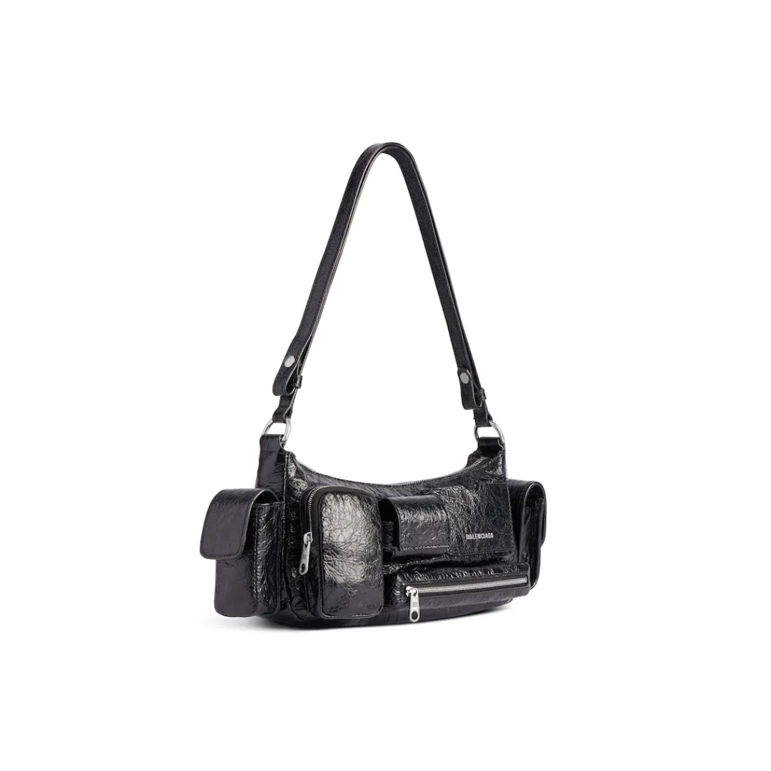 Balenciaga Borse A Spalla-Borsa A Tracolla Superbusy da Donna in Nero