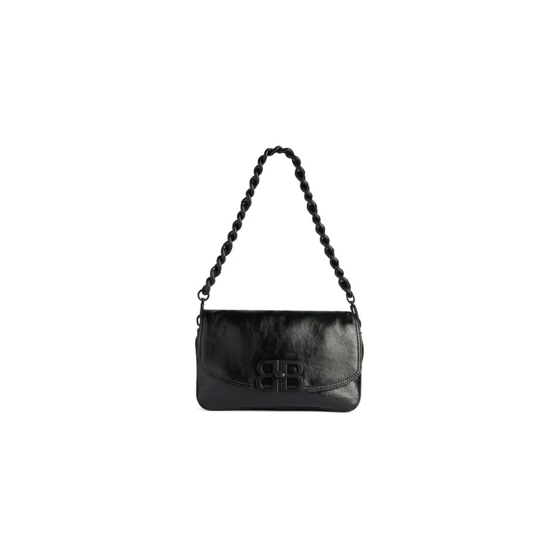 Balenciaga Borse A Spalla | Tracolle E Messenger-Borsa Flap Bb Soft Piccola  in Nero