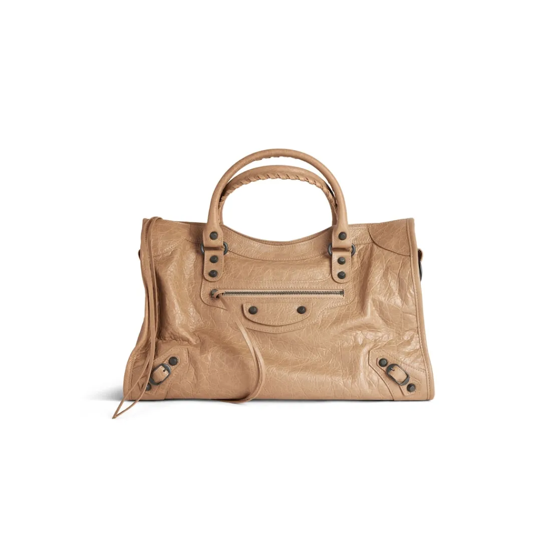 Balenciaga Borsetta-Borsa Le City Media da Donna in Latte