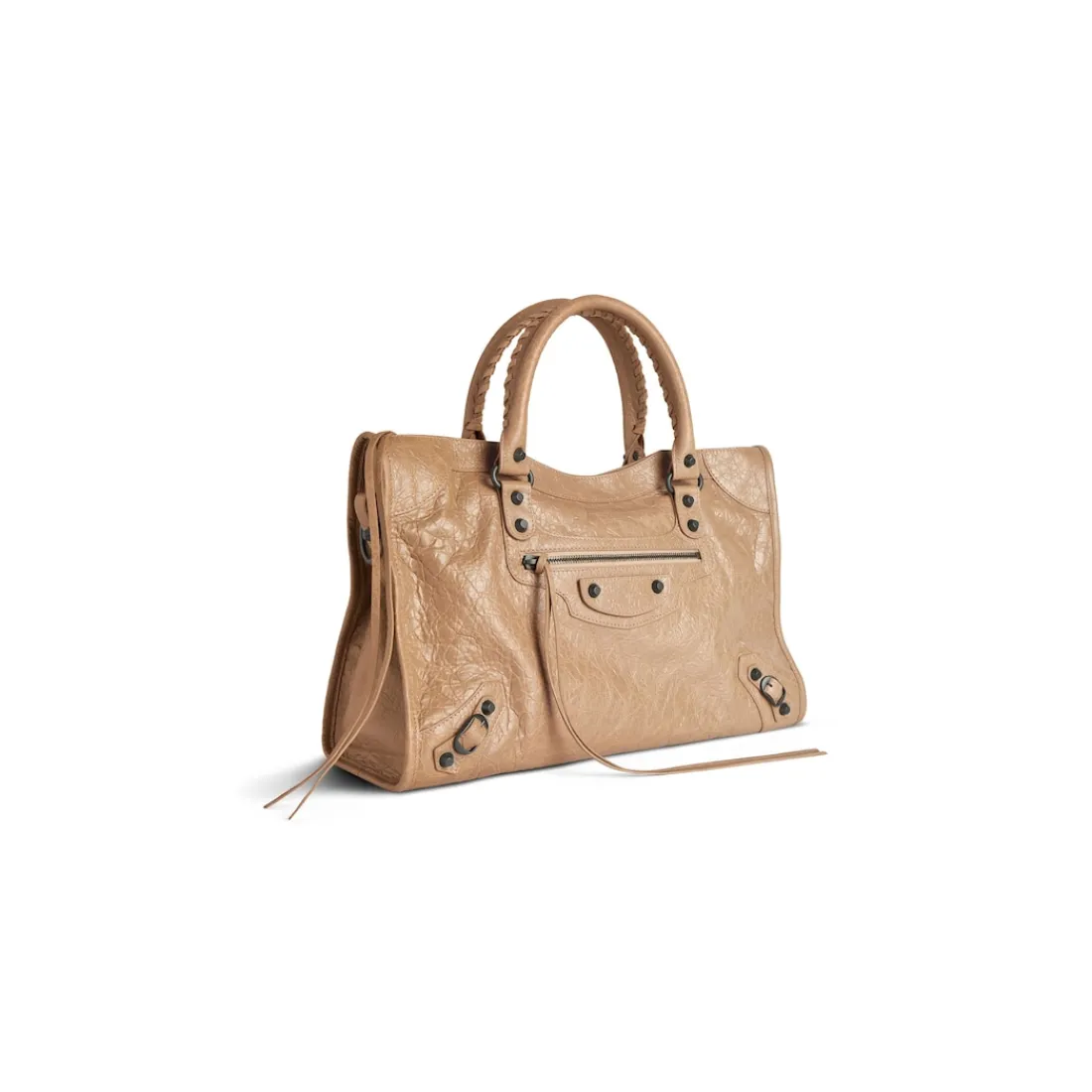 Balenciaga Borsetta-Borsa Le City Media da Donna in Latte