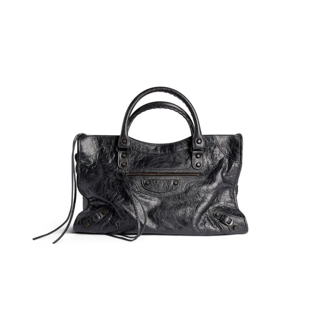 Balenciaga Borsetta-Borsa Le City Media da Donna in Nero