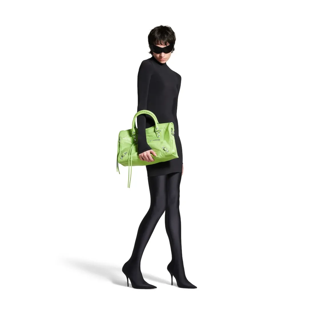 Balenciaga Borsetta-Borsa Le City Media  da Donna in Verde