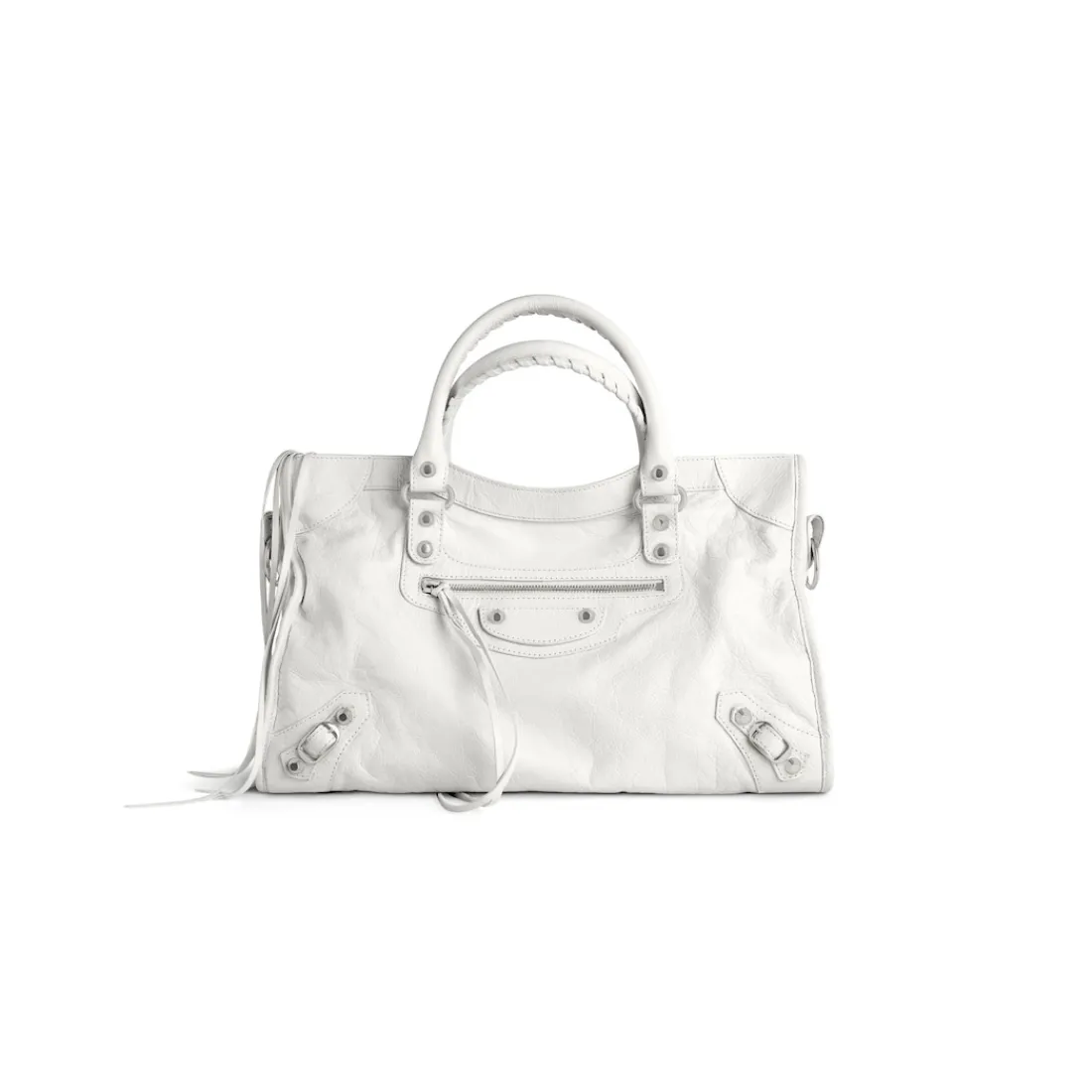 Balenciaga Borsetta | Borsetta E Tote-Borsa Le City Media in Bianco Ottico Biancoottico