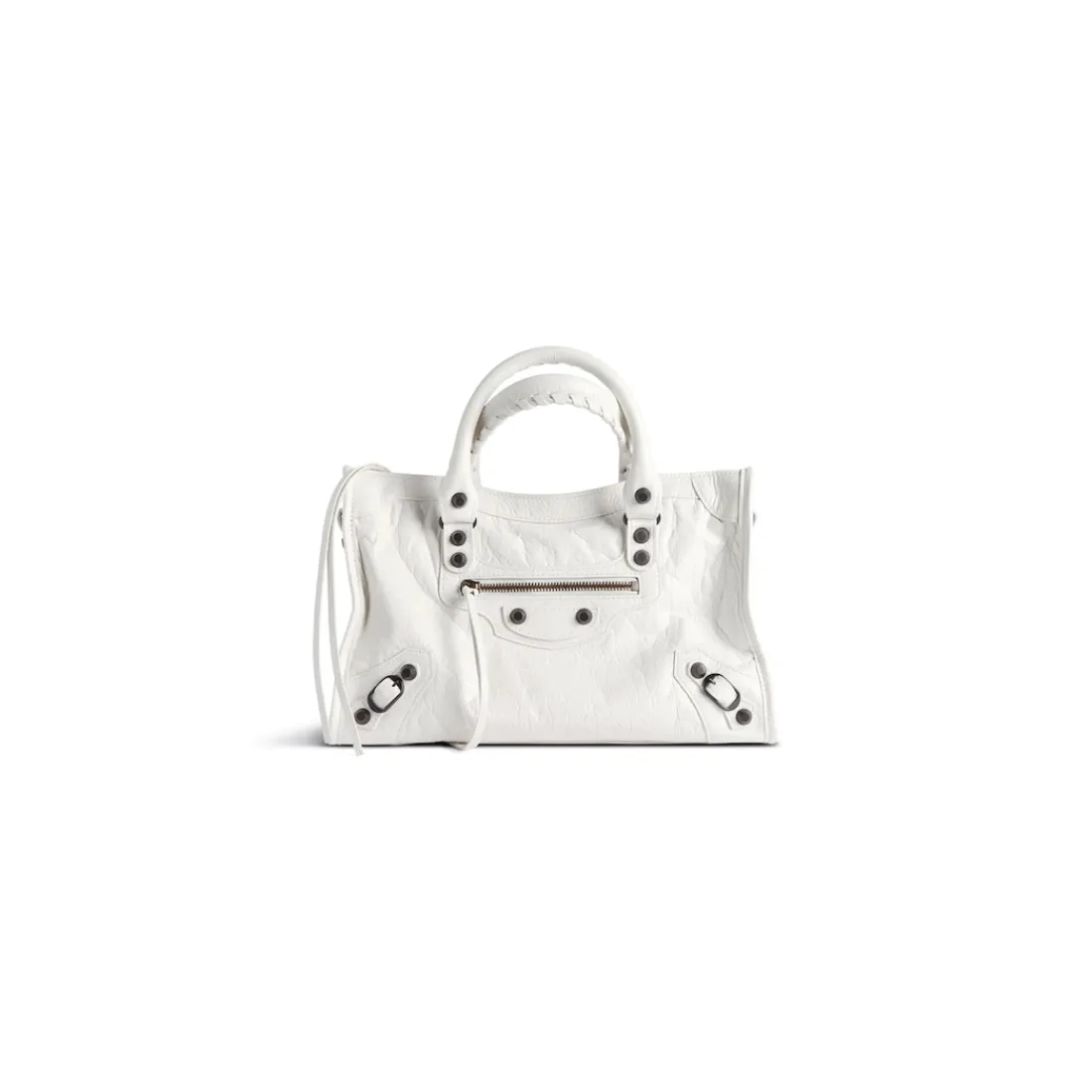 Balenciaga Borsetta-Borsa Le City Piccola da Donna in Bianco