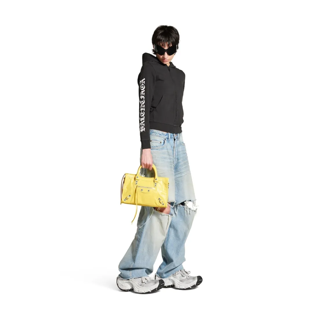 Balenciaga Borsetta-Borsa Le City Piccola da Donna in Giallo