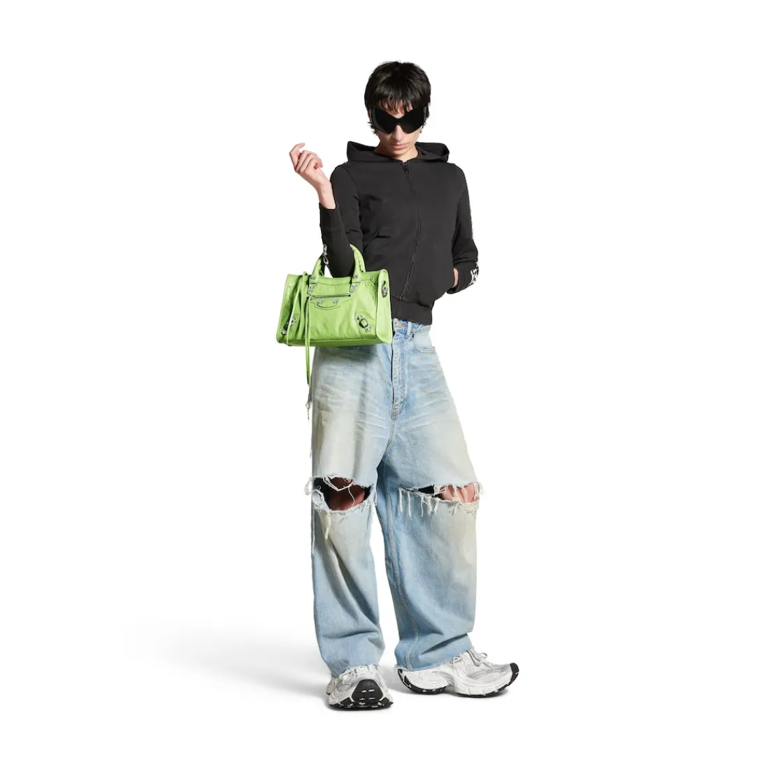 Balenciaga Borsetta-Borsa Le City Piccola da Donna in Verde