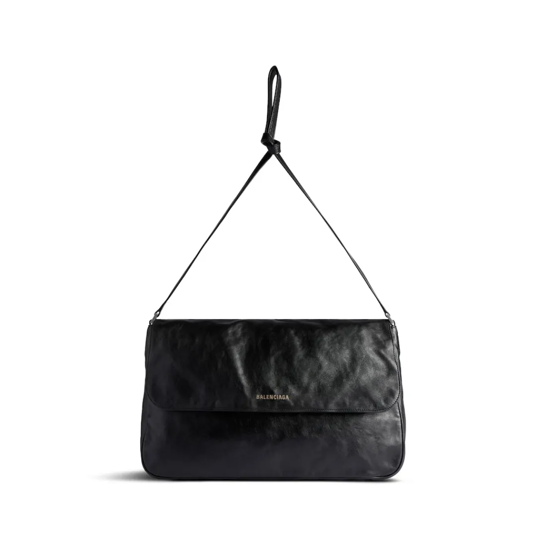 Balenciaga Tracolle E Messenger-Borsa Messenger Grungy Media da Uomo in Nero