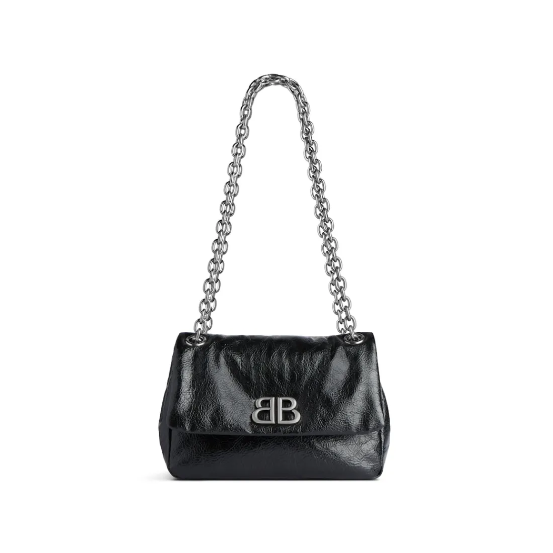 Balenciaga Borse A Spalla-Borsa Monaco Mini da Donna in Nero