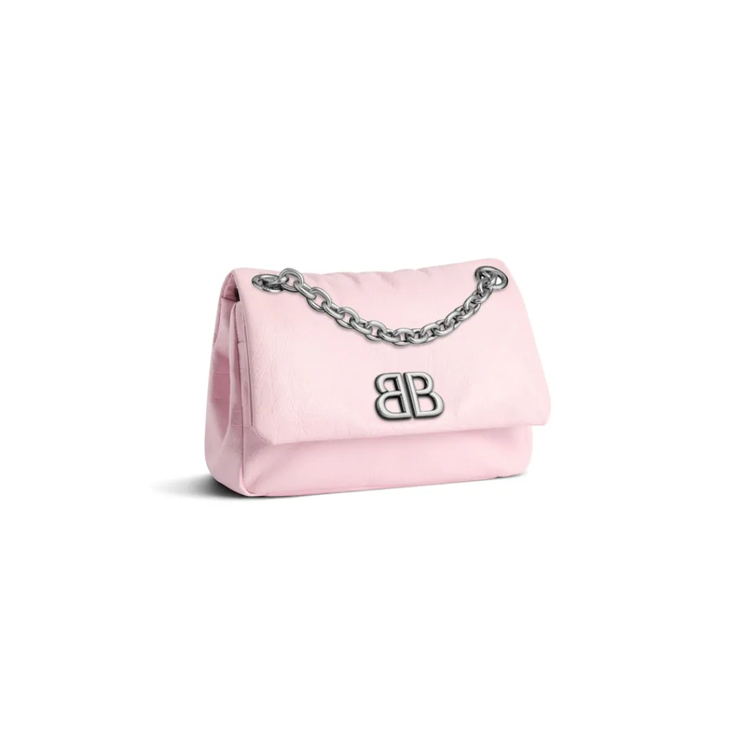 Balenciaga Borse A Spalla | Mini Borse-Borsa Monaco Mini da Donna in Rosa Petalo Rosapetalo