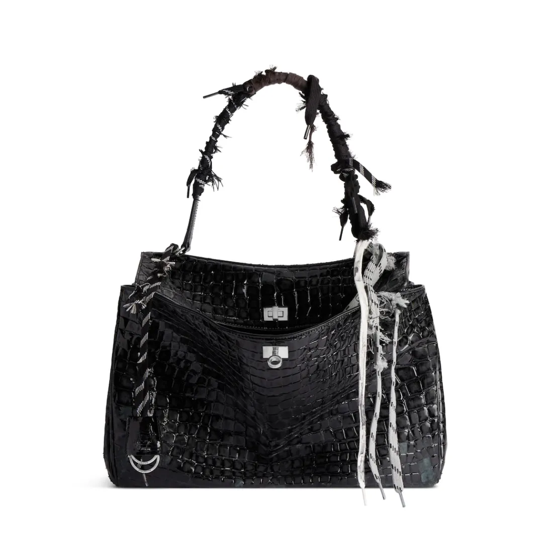 Balenciaga Borsetta-Borsa Rodeo Grande  da Donna in Nero