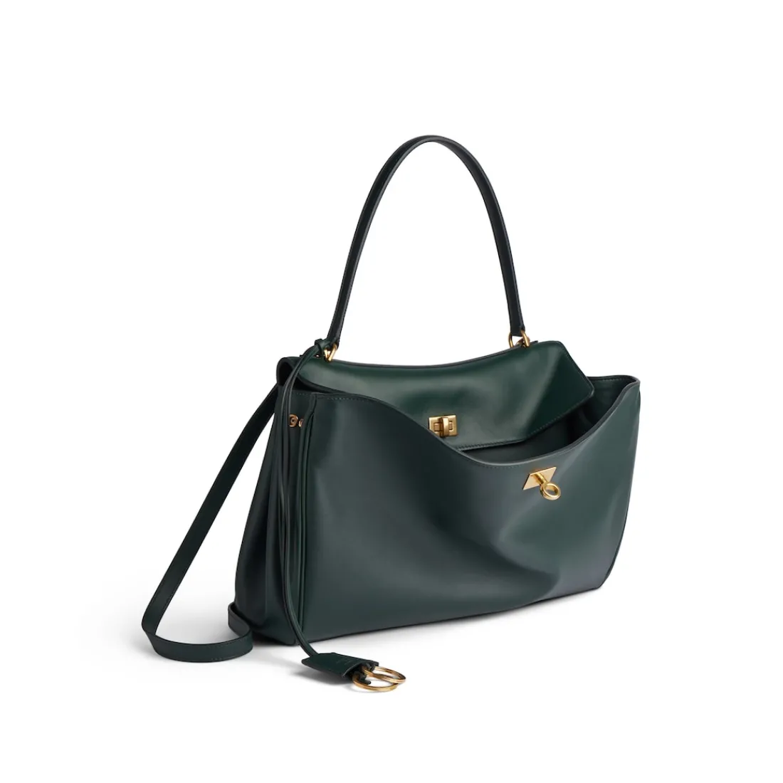 Balenciaga Borsetta-Borsa Rodeo Media  da Donna in Verde