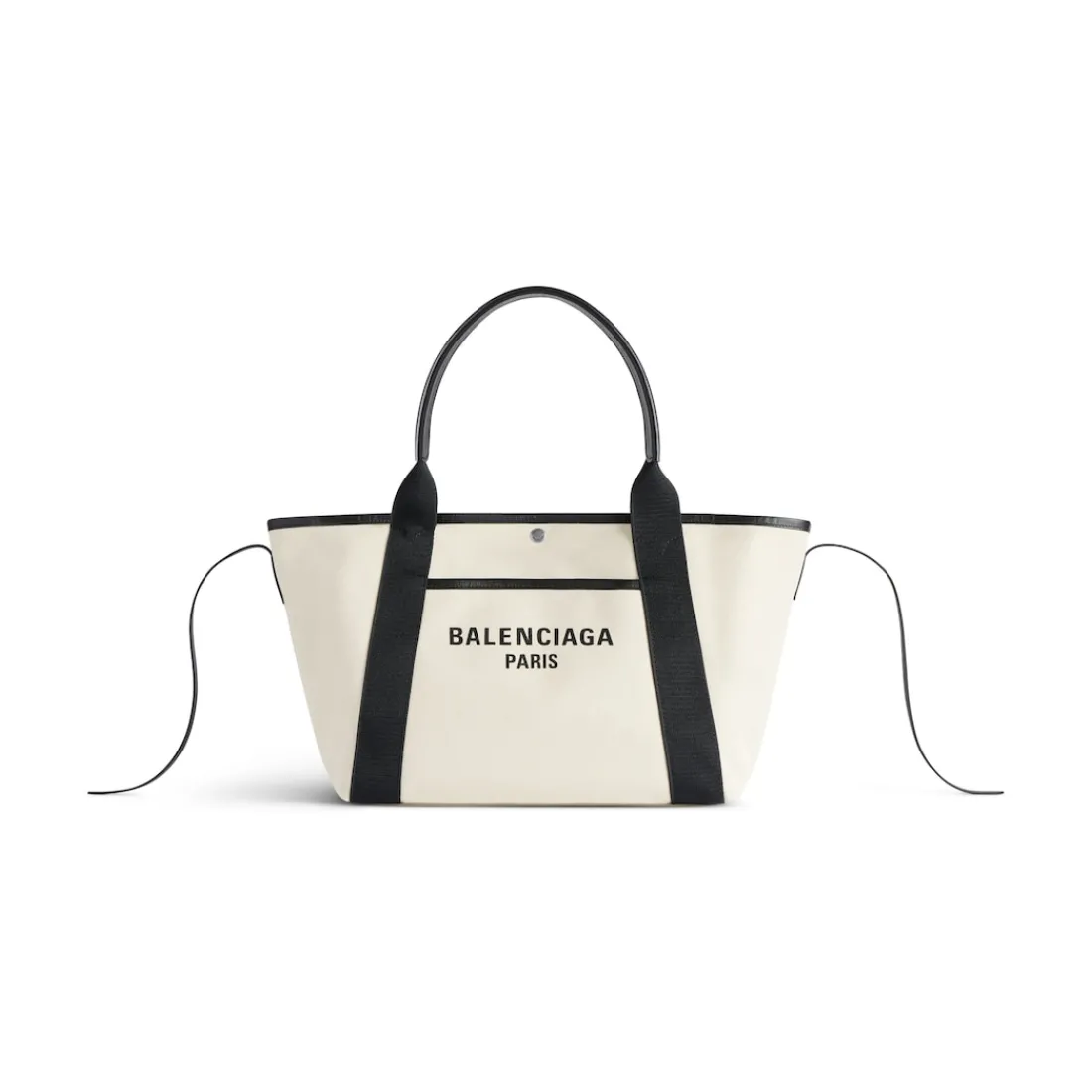 Balenciaga Shopper-Borsa Tote Biarritz Media  da Donna in Beige/nero