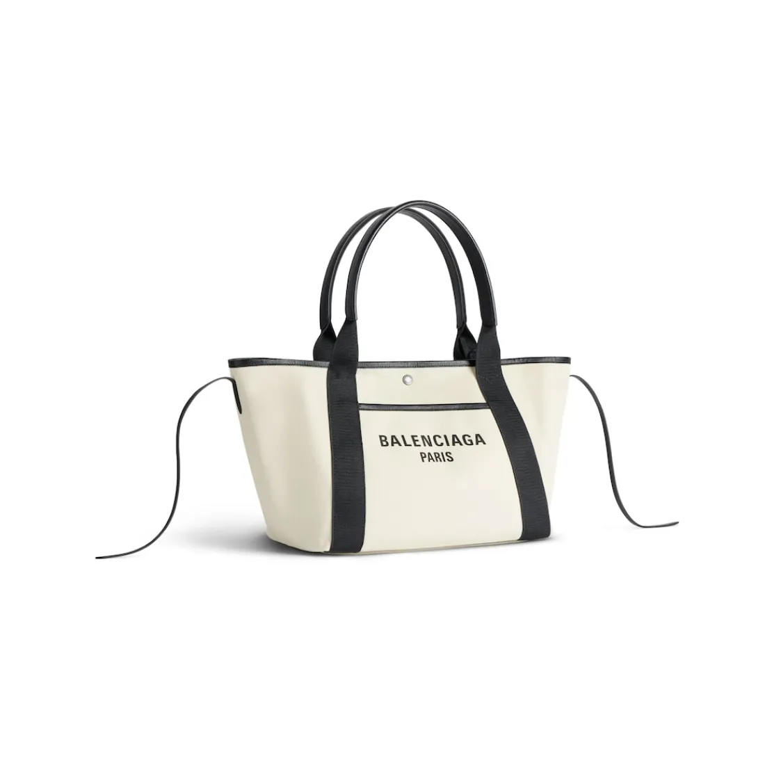 Balenciaga Shopper-Borsa Tote Biarritz Media  da Donna in Beige/nero