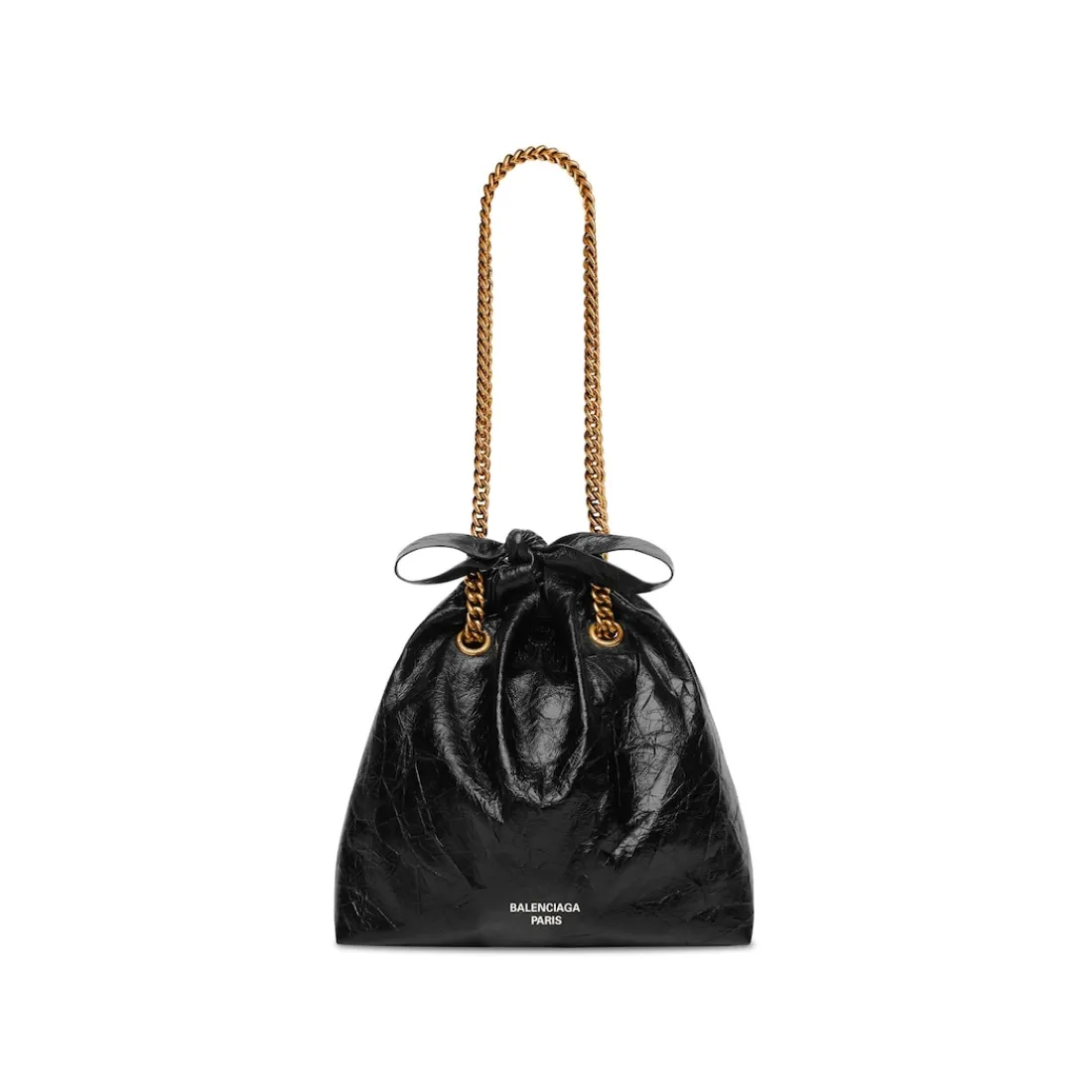 Balenciaga Borse Con Catena | Shopper-Borsa Tote Crush Piccola  da Donna in Nero