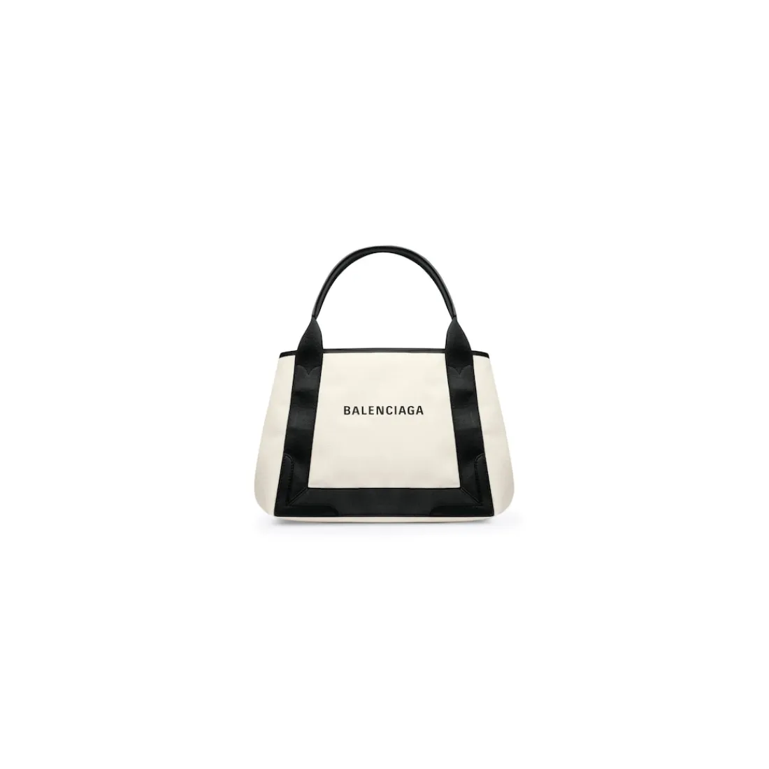 Balenciaga Shopper-Borsetta Cabas Navy da Donna in Beige