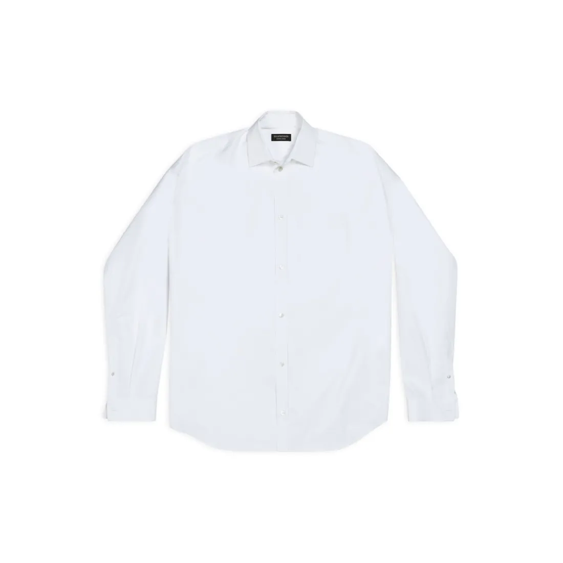 Balenciaga Top E Camicie-Camicia Cocoon da Uomo in Bianco