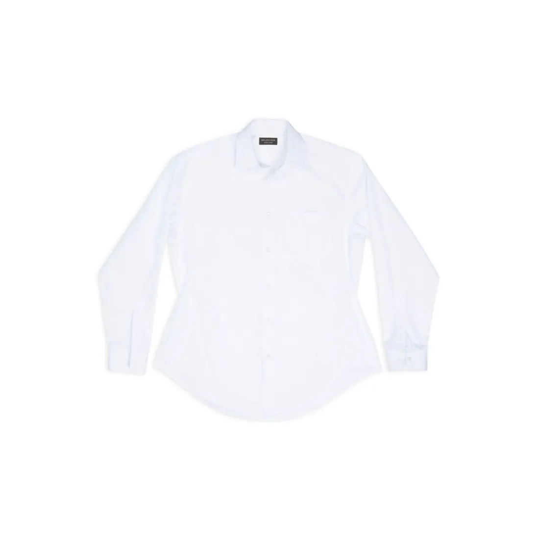 Balenciaga Top E Camicie-Camicia Hourglass da Donna in Bianco