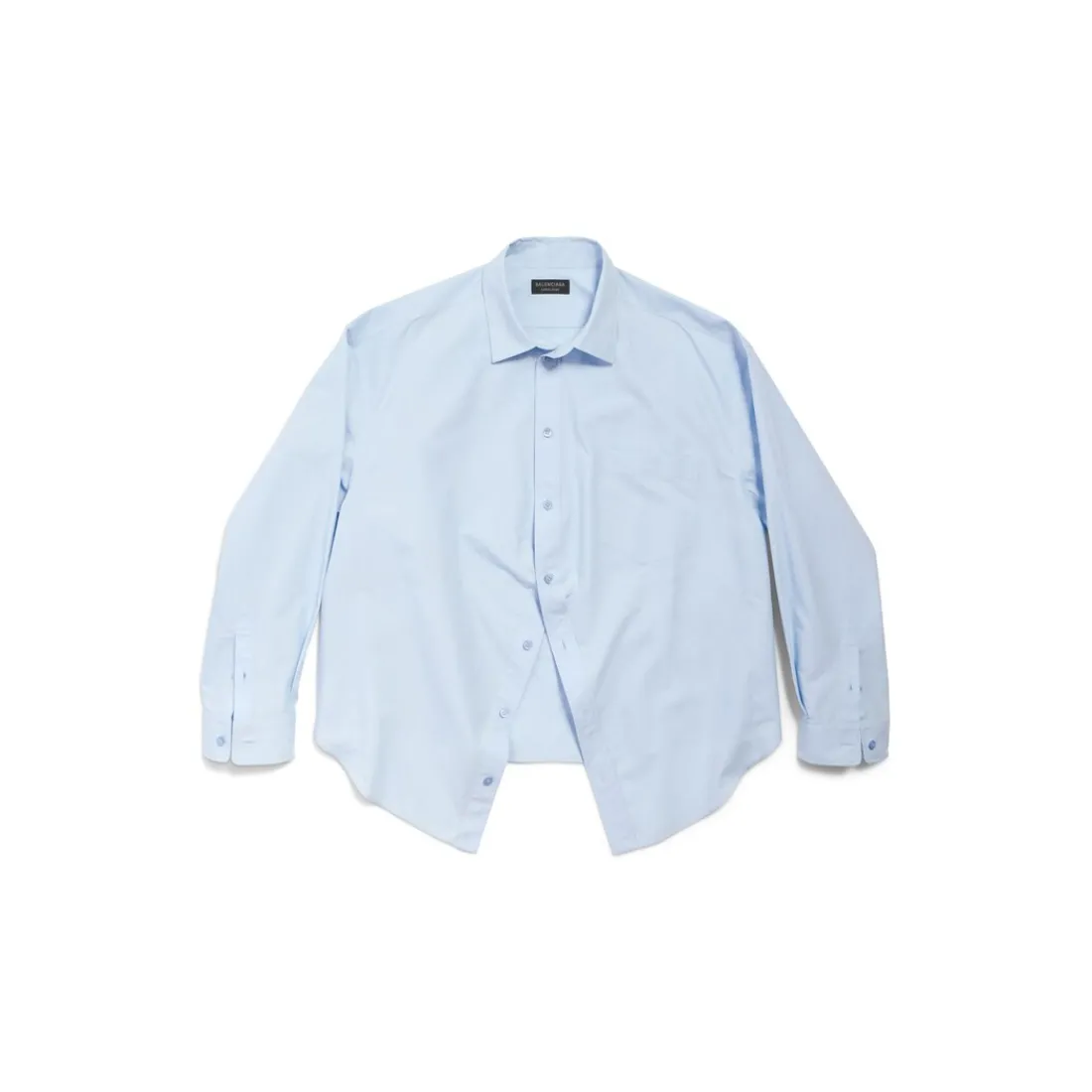 Balenciaga Top E Camicie-Camicia Swing da Donna in Blu