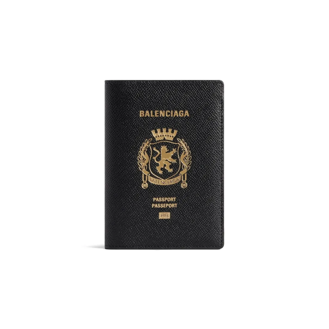 Balenciaga Portafogli-Custodia Passport da Uomo in Nero