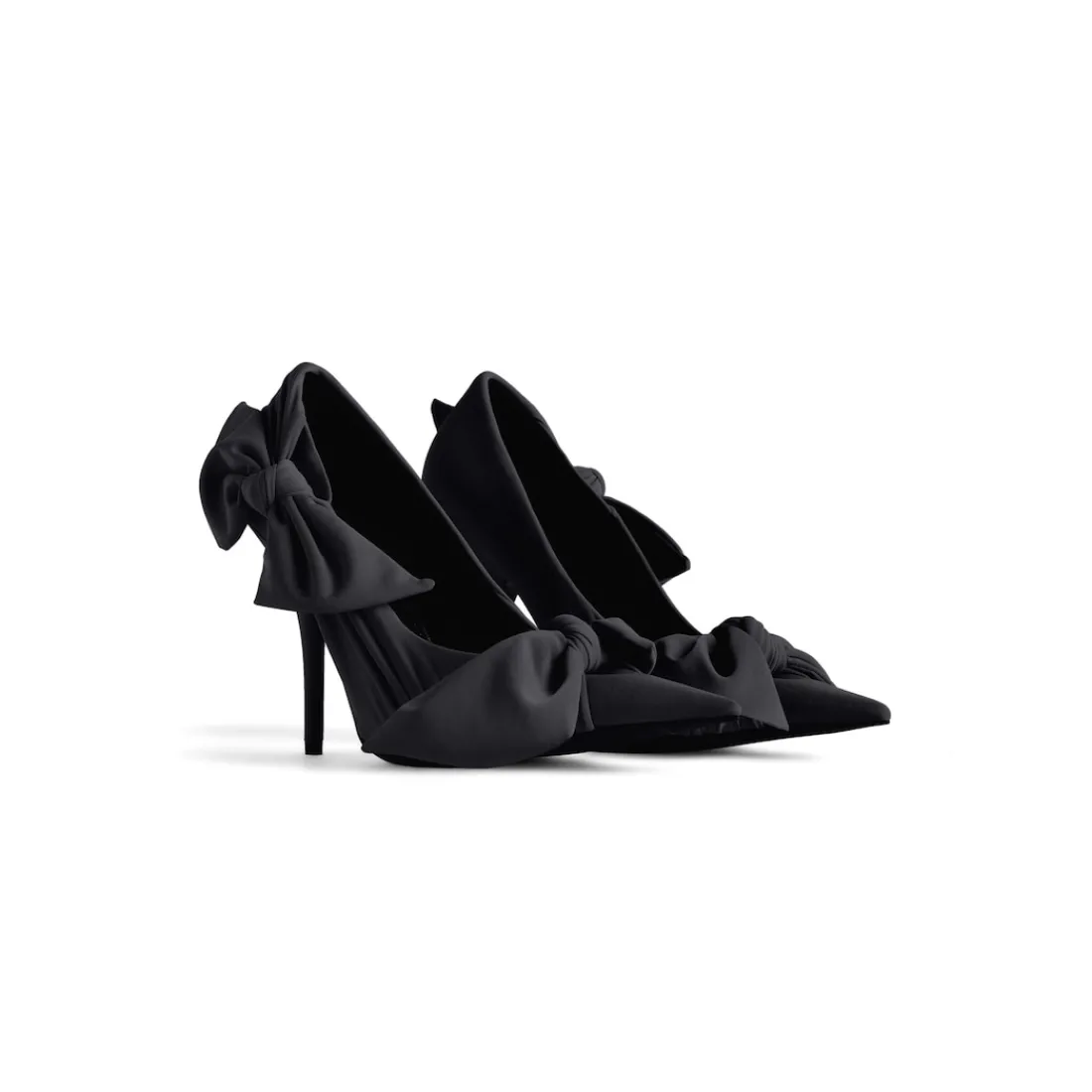 Balenciaga Décolletés E Scarpe Col Tacco-Décolleté Knife Knot 110 Mm  da Donna in Nero