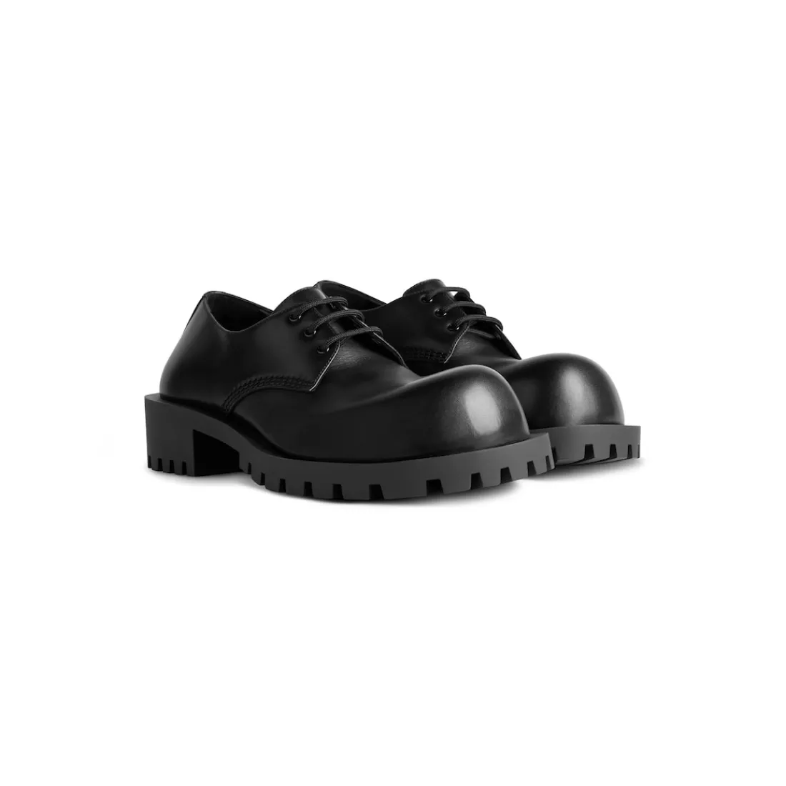 Balenciaga Derby E Stivali-Derby Hummer  da Uomo in Nero