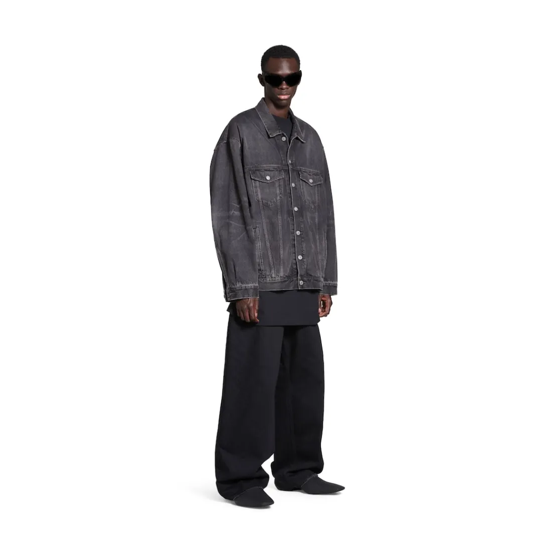 Balenciaga Cappotti E Giacche | Cappotti E Giacche-Giacca Oversize in Nero