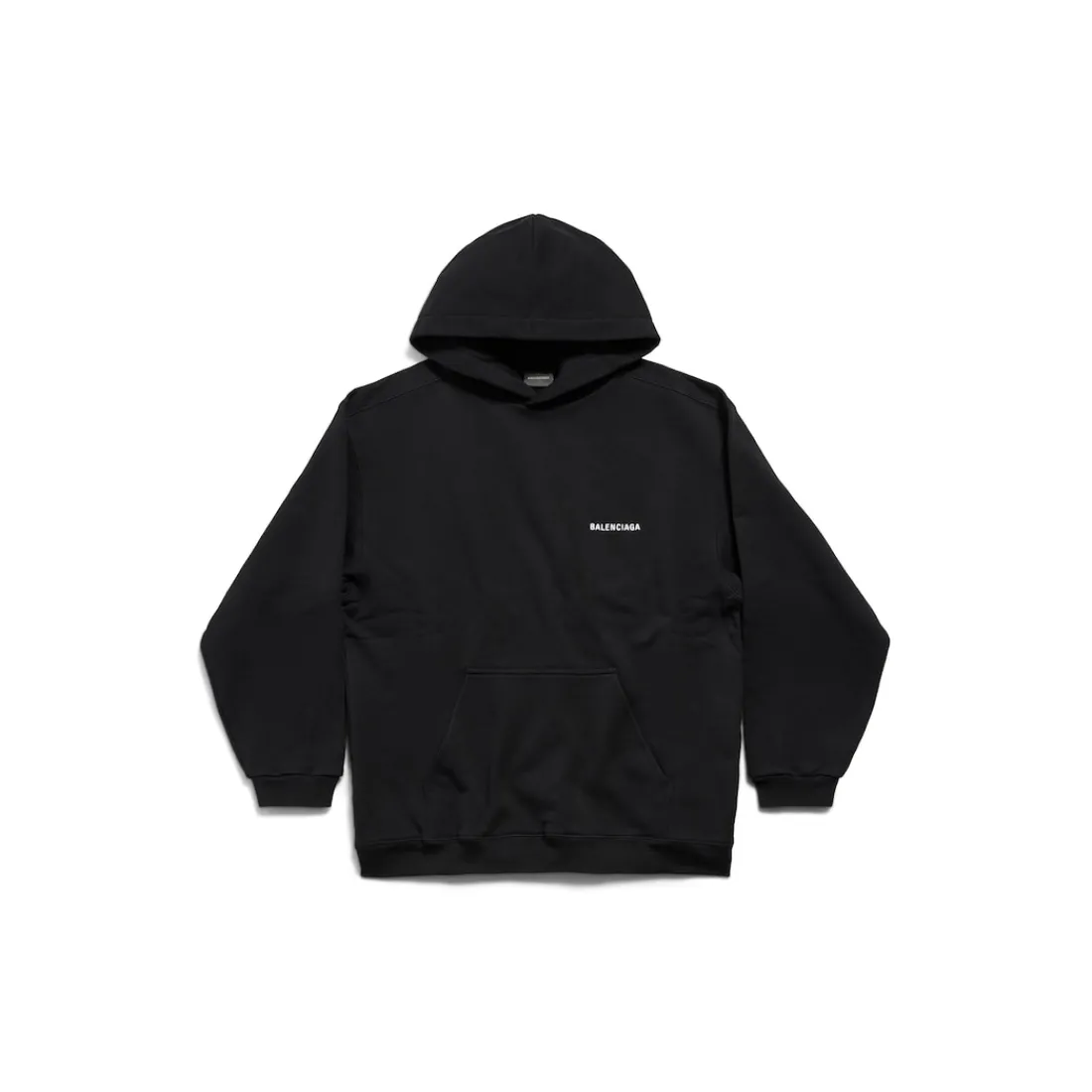 Balenciaga Felpe | Felpe-Hoodie Back Regular Fit in Nero