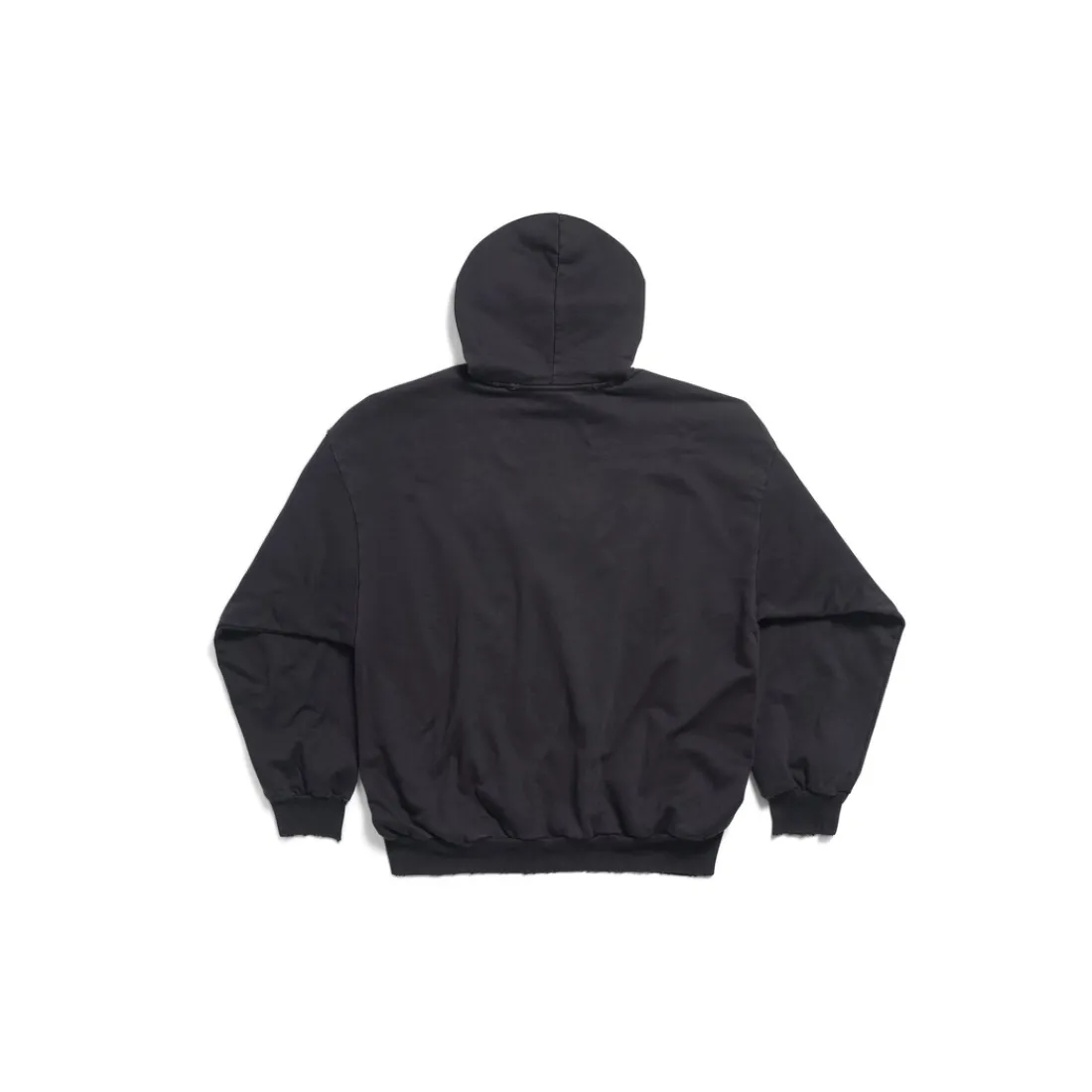 Balenciaga Felpe | Felpe-Hoodie Institutional Medium Fit in Nero