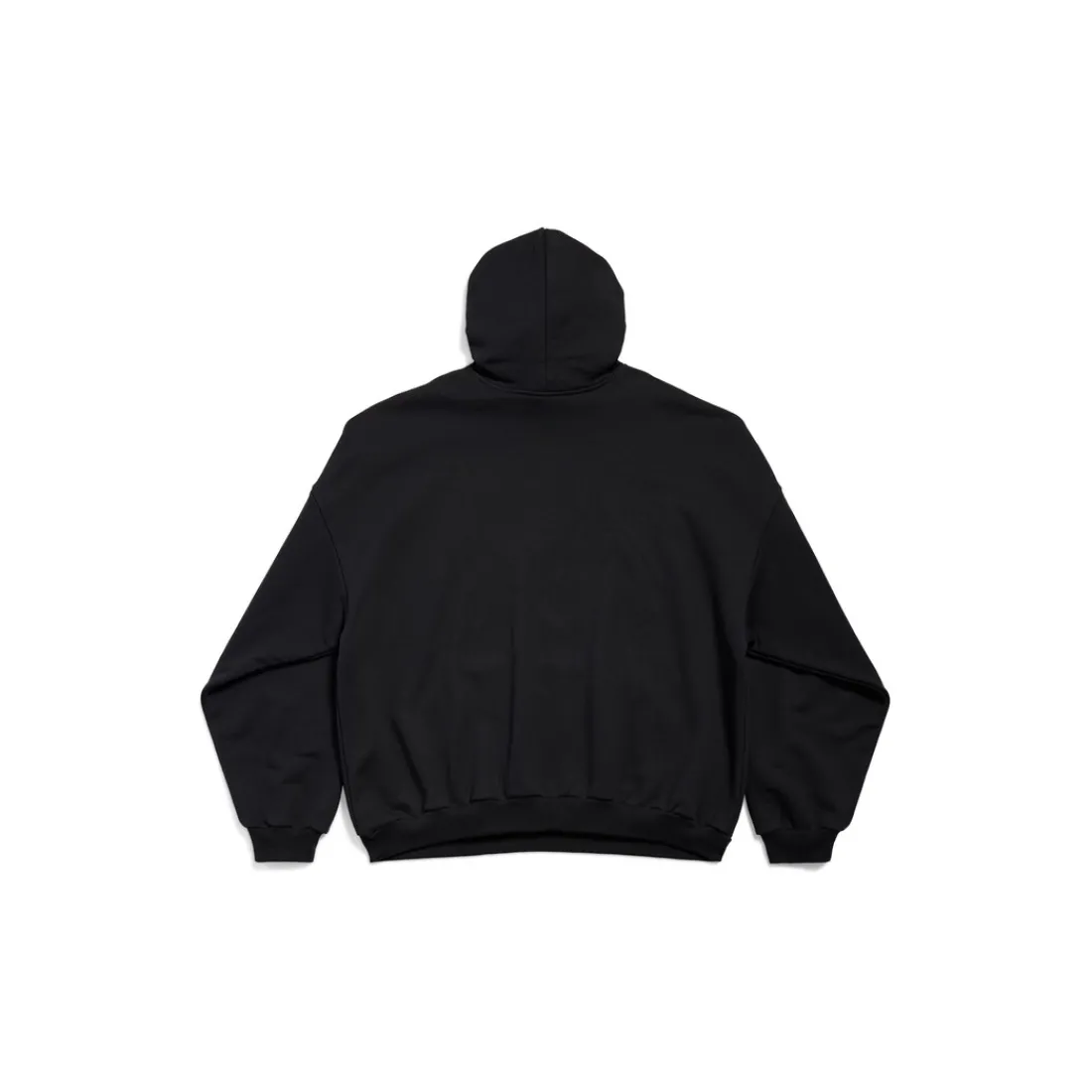 Balenciaga Felpe | Felpe-Hoodie Paris Strass Large Fit  in Nero