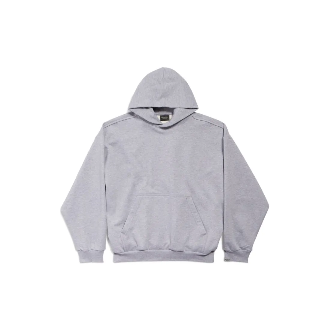 Balenciaga Felpe-Hoodie Patch Garde-robe Medium Fit da Uomo in Grigio