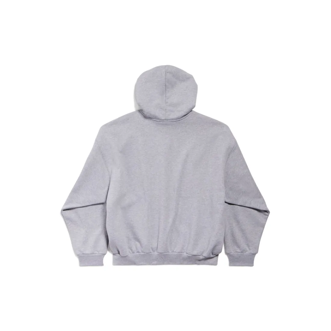 Balenciaga Felpe-Hoodie Patch Garde-robe Medium Fit da Uomo in Grigio