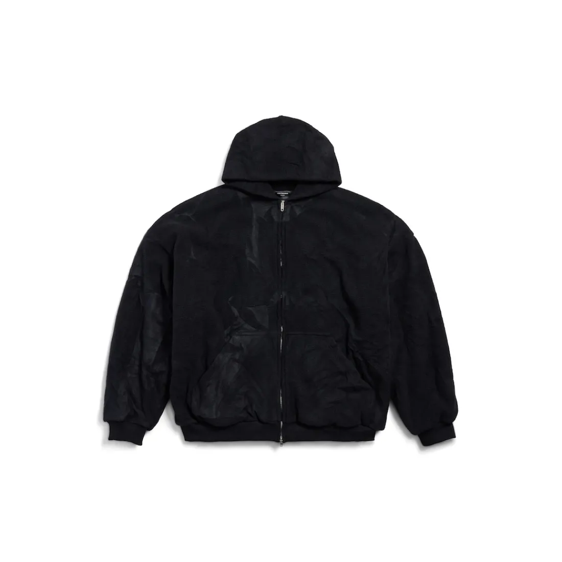 Balenciaga Felpe-Hoodie Pigalle Outerwear Con Zip in Nero