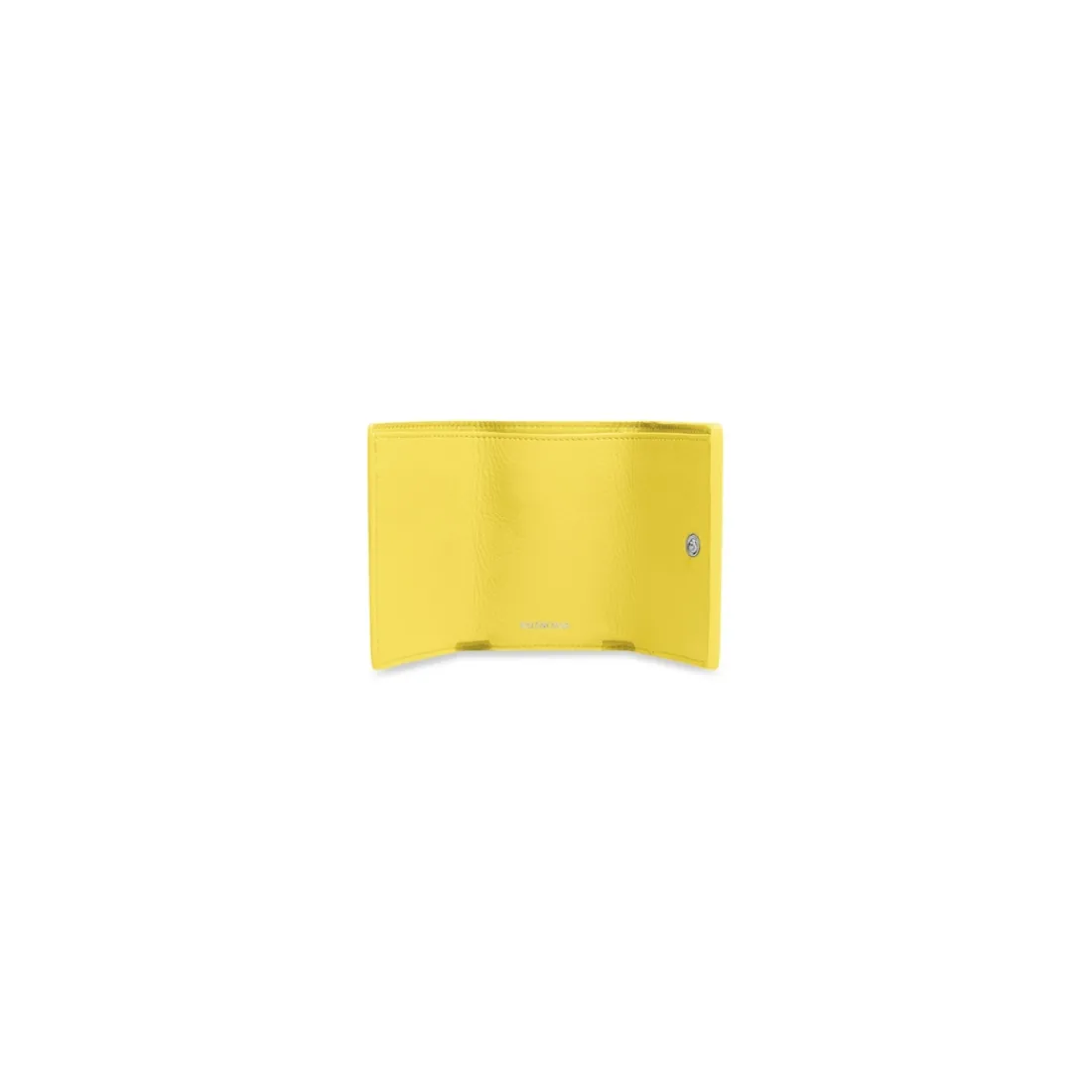 Balenciaga Portafogli-Mini Portafoglio Papier da Donna in Giallo