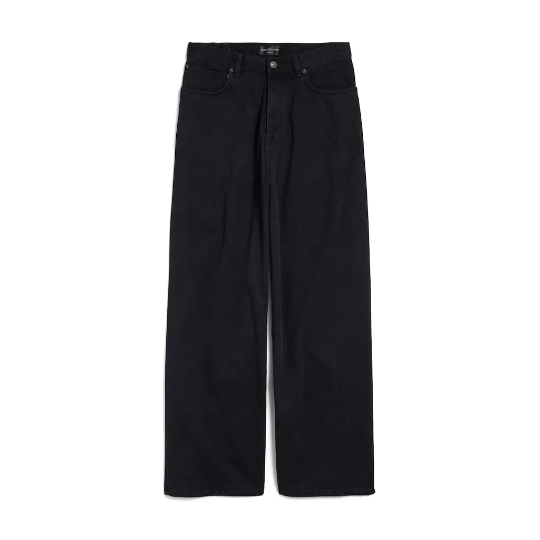 Balenciaga Pantaloni | Pantaloni-Pantaloni Baggy da Donna in Nero