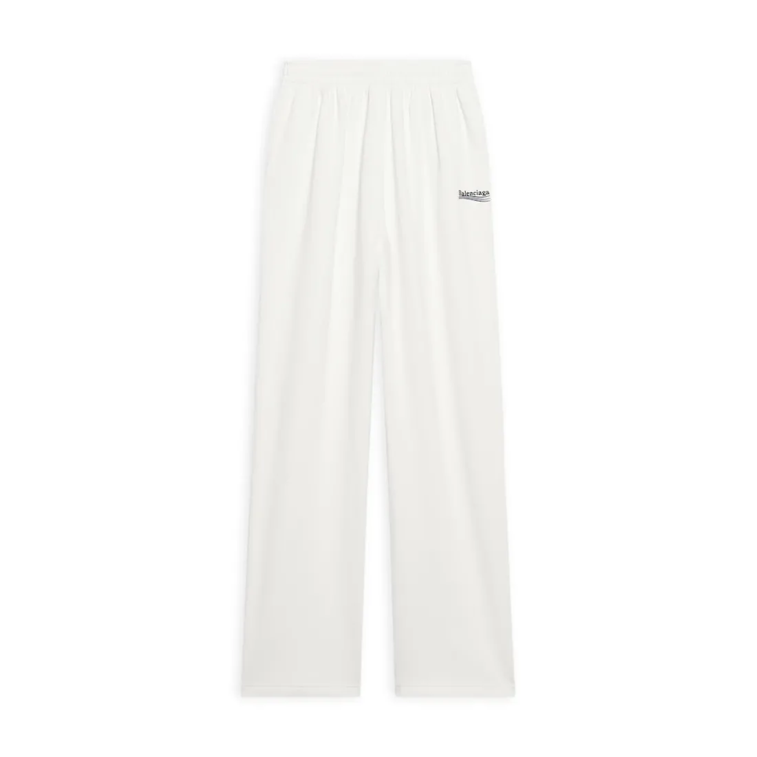 Balenciaga Pantaloni-Pantaloni Da Jogging Political Campaign da Uomo in Bianco