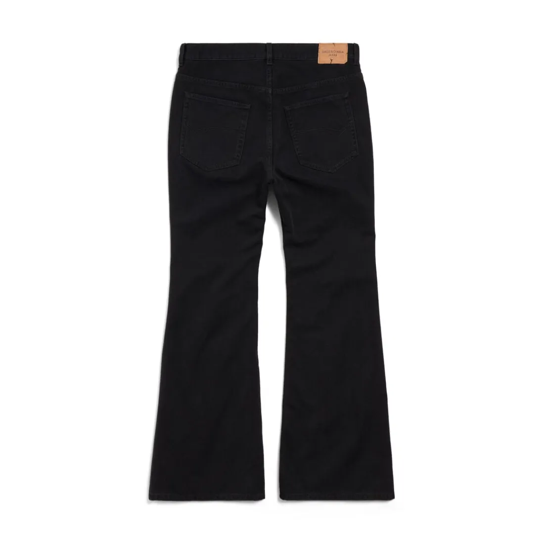 Balenciaga Pantaloni | Denim-Pantaloni Flared da Uomo in Nero