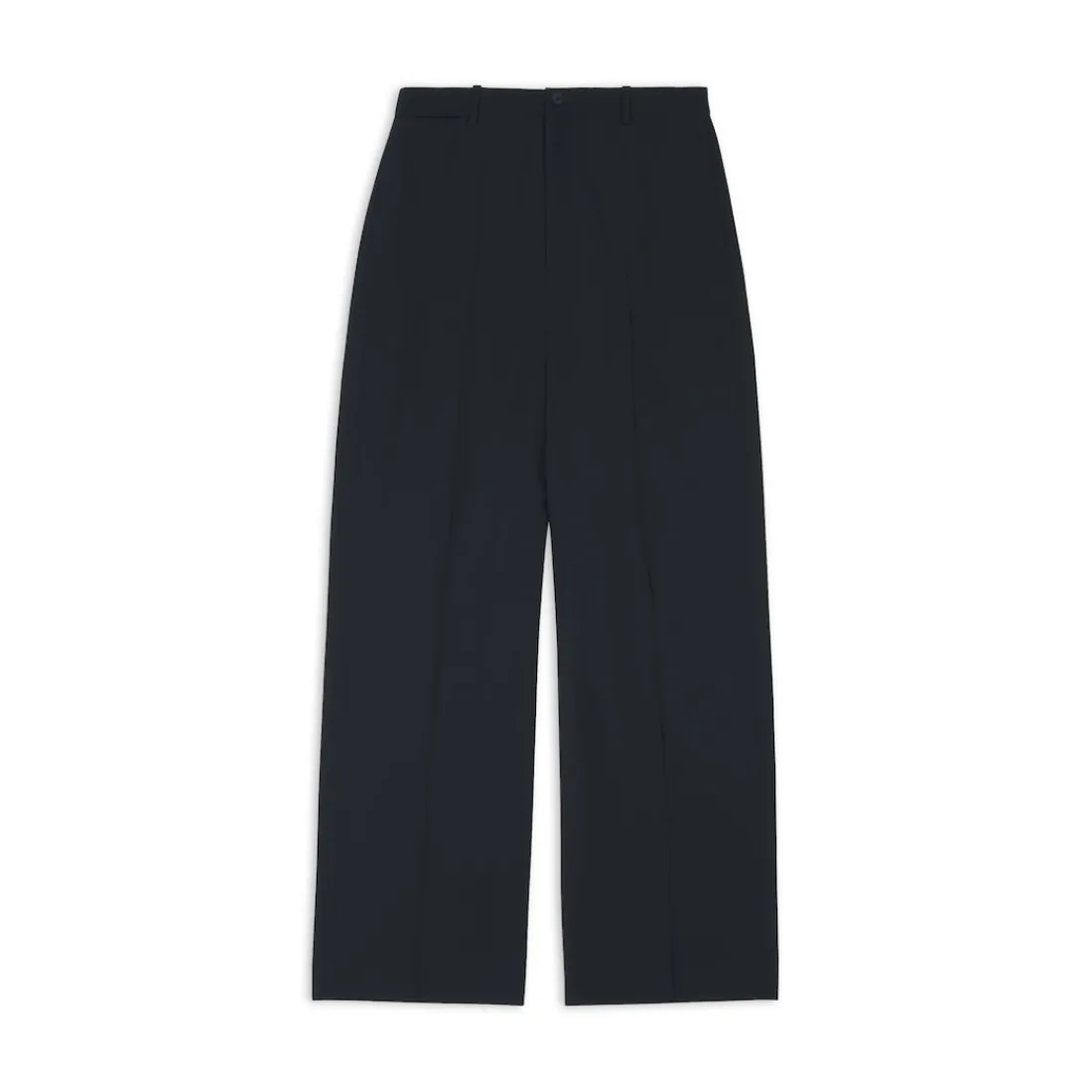 Balenciaga Pantaloni-Pantaloni Tailored Large Fit da Uomo in Nero