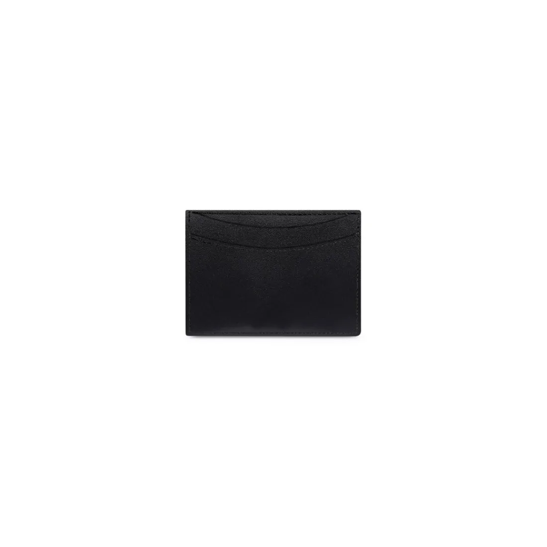 Balenciaga Porta Carte-Portacarte Hourglass da Donna in Nero