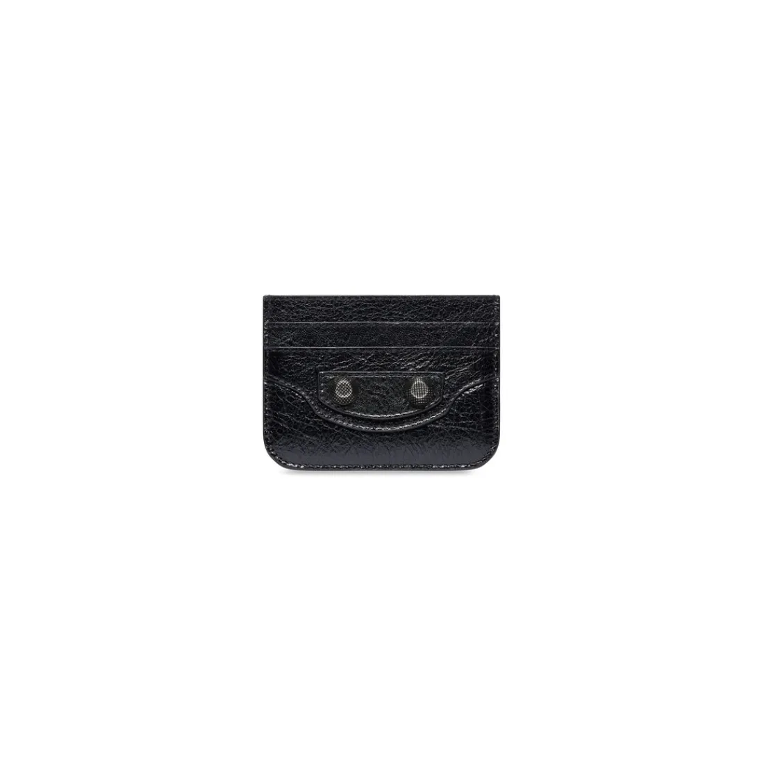 Balenciaga Porta Carte-Portacarte Le Cagole da Donna in Nero