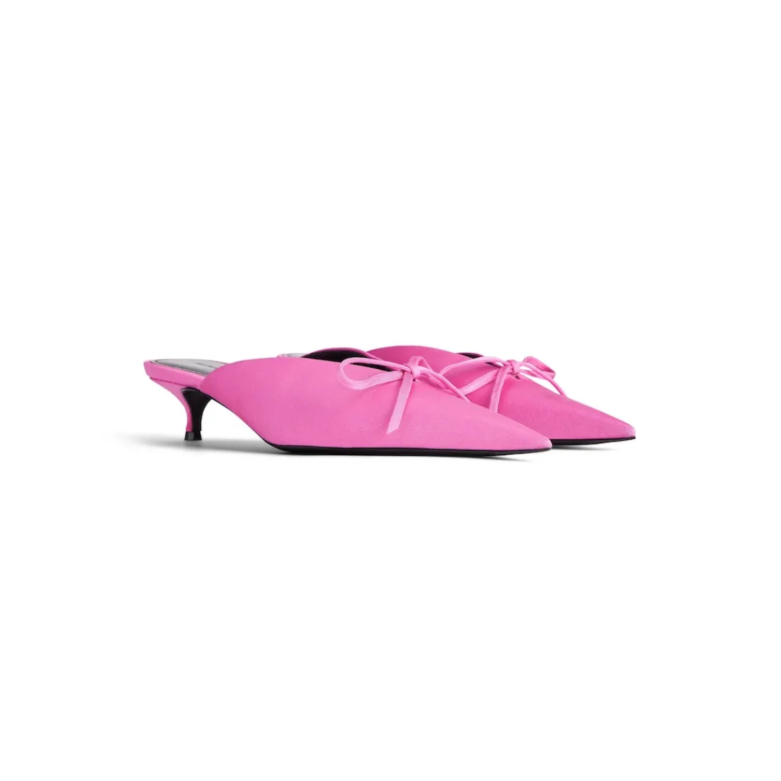 Balenciaga Décolletés E Scarpe Col Tacco | Sandali E Slip-on-Sabot Knife Bow 40mm da Donna in Rosa