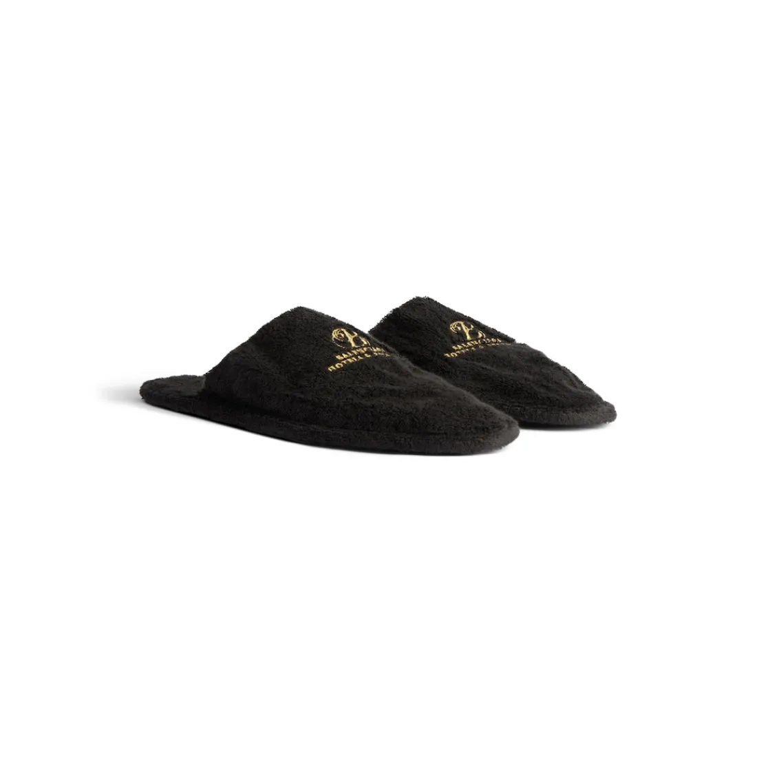 Balenciaga Sandali E Slip-on-Sabot Piatti Hotel  da Uomo in Nero/oro