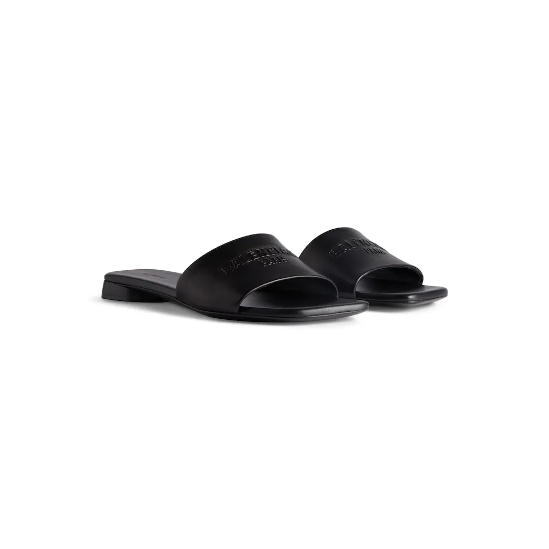 Balenciaga Sandali E Slip-on-Sandali Piatti Duty Free  da Donna in Nero