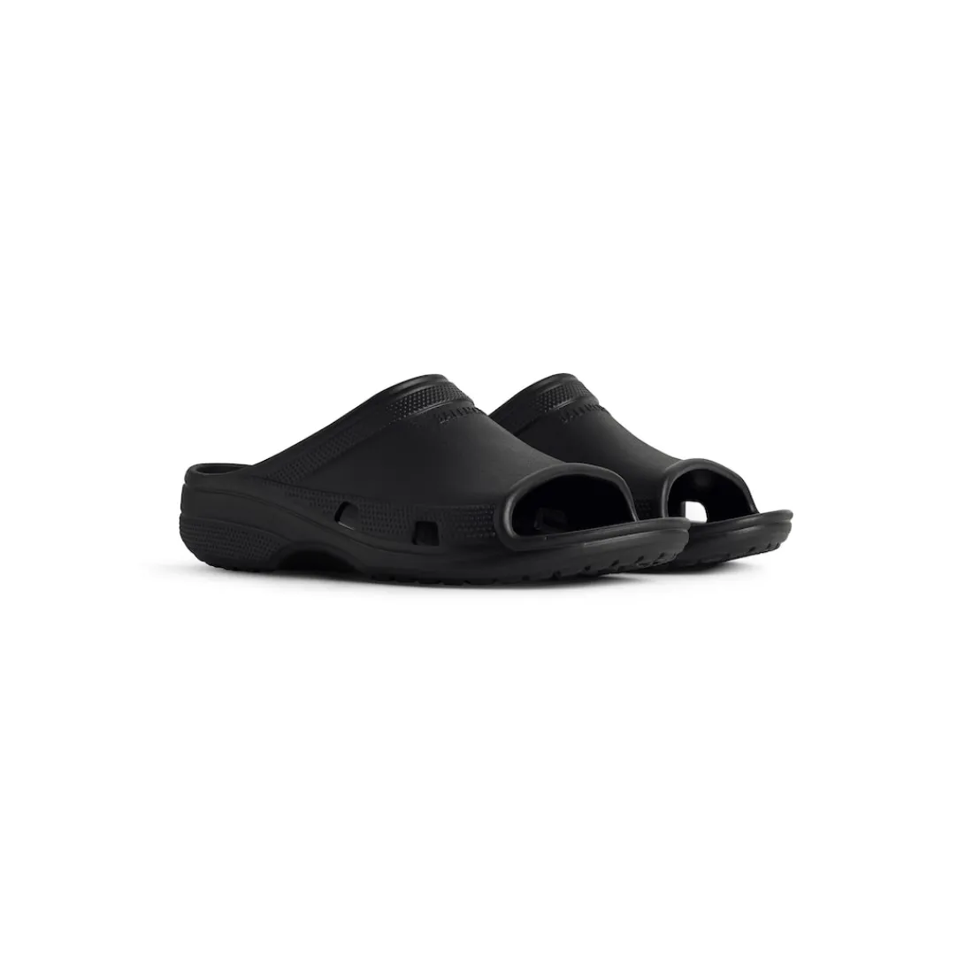 Balenciaga Sandali E Slip-on-Sandali Slide Crocs™  da Uomo in Nero